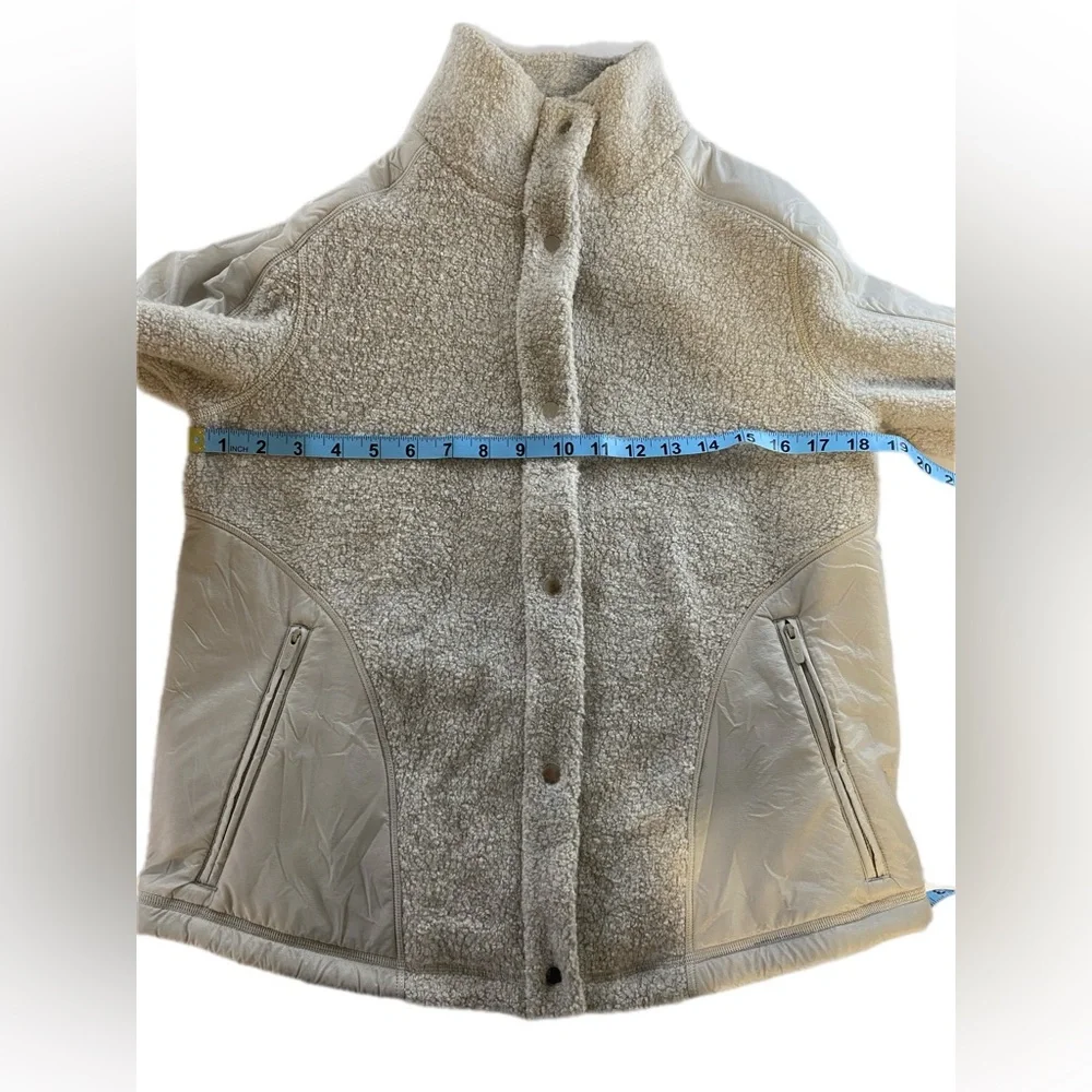 Lululemon Go Cozy Jacket Heathered Ceramic size 4 - Picture 11 of 14